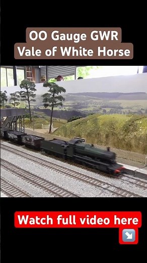 OO Gauge Model Railway & Model Trains GWR VALE OF WHITE HORSE ‪@kartwheelkarl‬ #ooscale #modelrailroad