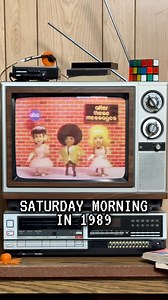 954K views · 26K reactions | Take a time traveling trip to Saturday morning in 1989!  Back when Saturday mornings were special, and somehow, waking up at 6AM was easy - especially when you were fueled by a bowl of Froot Loops that came with a Wacky Wallwalker inside 北That head swapping bumper at the end is permanently ingrained in my memory banks! | Rerun The 80s | Facebook