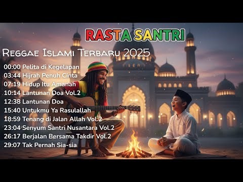 Pelita di Kegelapan | Lagu Reggae Islami 2025 – Sebuah Penenang Hati dari Rasta Santri