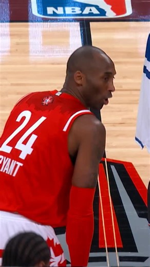 NBA History on Instagram: "An iconic tip-off 👑🐍 Kobe vs. LeBron at center court to start the 2016 All-Star Game in Toronto! Don’t miss the 75th NBA All-Star Game today at 5:00pm/et on NBC and Peacock."