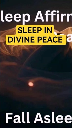 Fall asleep in divine peace with Florence Scovel Shinn inspired affirmations #shortvideo #shorts