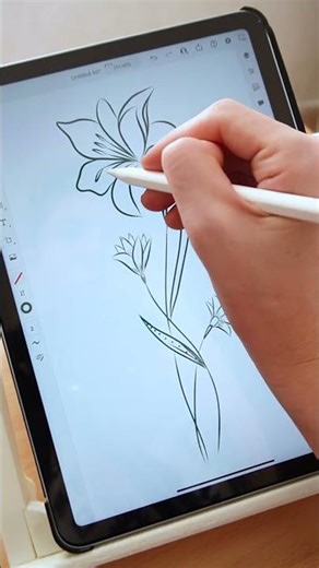 Drawing on a tablet in Adobe Illustrator #art #drawing #paint #procreate #tablet #apple #digitalart