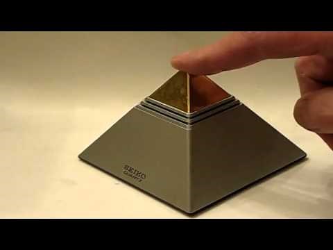 Seiko talking alarm clock *illuminati pyramid* HD