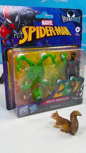 Spider-Man Miles Morales Green Venom Suit Figure