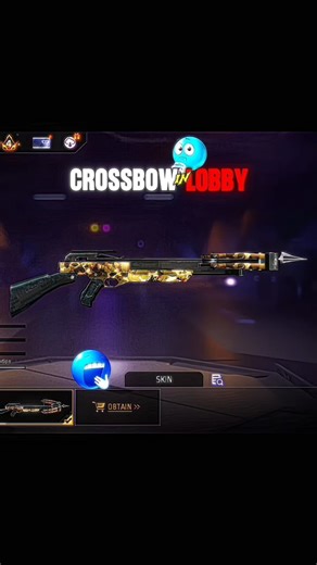old crossbow in game lobby 🥶 #freefire #viral #shorts
