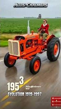 Allis-Chalmers Tractor Evolution (1919-1997) | From Steel Wheels to the Massive 9695! ShiftEvo