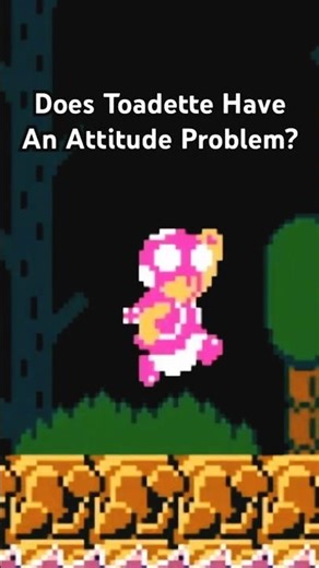 Does Toadette Have An Attitude Problem? #mario #shorts #memes