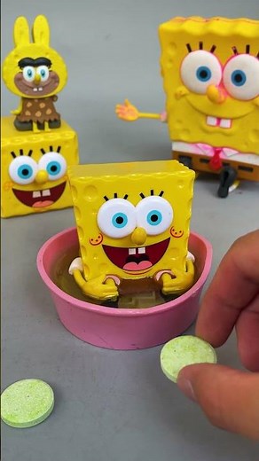 “Pour magic water on SpongeBob and the ending is shocking! 😱✨” #spongebob #shorts
