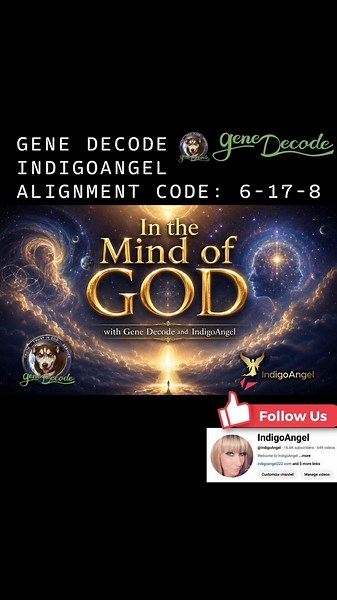 Gene Decode & IndigoAngel: In the Mind of GodJoin Gene Decode and IndigoAngel for a powerful conversation exploring divine intelligence, creation, higher consciousness, cosmic truth, and the deeper mysteries held within the Mind of God.WATCH THE FULL VIDEO HERE:https://t.co/rowjOJyfUVLearn more about Gene Decode here:https://t.co/nP0su8OINvExplore IndigoAngel’s two-volume book set, The Guardian Alliance: Gridwork and New Earth Prophecy, here:https://t.co/lR0doYfe3k#GeneDecode #IndigoAngel #InThe