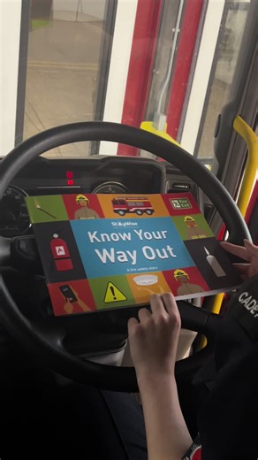 🚒 It’s just a story… until it isn’t. 📖 This World Book Day, Stevenage Fire Cadets are reading Know Your Way Out, a story about quick thinking, staying calm & why escape plans matter. 📖 Know Your Way Out is available on StayWise, with free fire safety resources for families and schools 🚪Would you know your way out? #hertfordshire #fireservice #worldbookday #firecadets #knowyourwayout