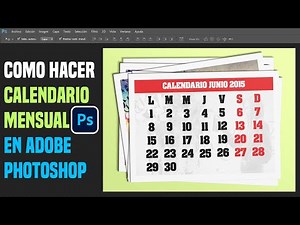 Como hacer Calendario Mensual en Photoshop.