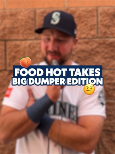 Big Dumper, big food takes. #mariners #mlb #baseball | baseball