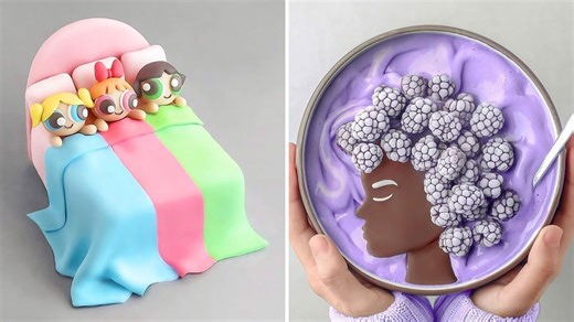 How to Make Powerpuff Girls Cake and Creative Smoothie Bowl Art