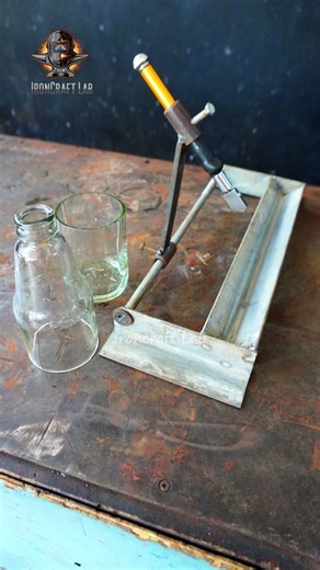 Don’t Throw Away Old Bottles! Make This DIY Glass Cutter Tool! #shorts