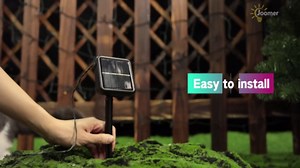 Joomer Color Changing Christmas Lights, 2 Pack Total 144FT 400 LED 12 Modes Solar String Lights Waterproof Twinkle Fairy Lights for Garden Yard Patio Christmas Decoration (White to Multicolor)