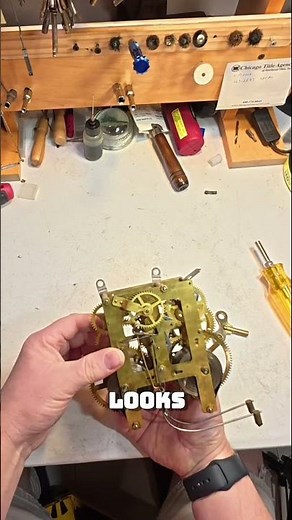 Reviving a Vintage Clock: Cleaning Tips #shorts