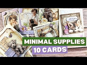 1 paper pad -10 cards | MINIMAL SUPPLIES