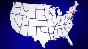 New Jersey Nj Animated State Map Usa Zoom Stock Motion Graphics SBV-304999823 - Storyblocks