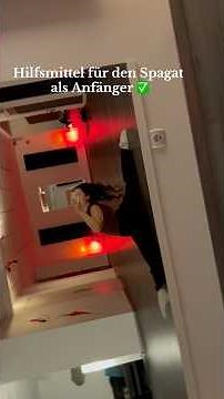 Hilfsmittel um den Spagat leichter zu lernen ❤️ IG elisaweta.29 #spagat #motivation #dehnübungen