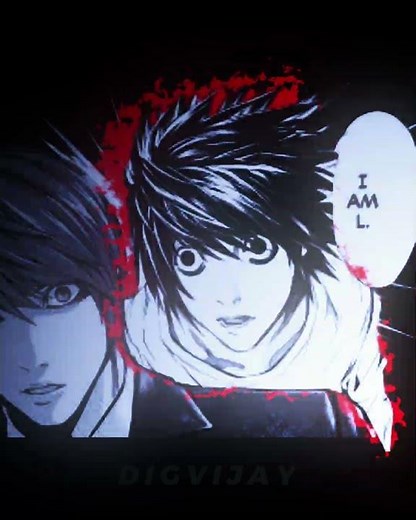 L EDIT [ MANGA DEATH NOTE ] #DEATH NOTE #EDIT #ANIME#MANGA#L#LIGHT
