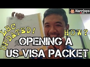 How to Open A US Visa Packet LBC ( UPDATED ) 2022