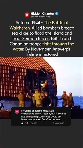 🌊⚠️The Battle of Walcheren: Flooding an Island to Free Antwerp
