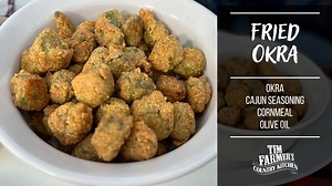 Bread and fry okra for a poppable snack. | Tim Farmer's Country Kitchen