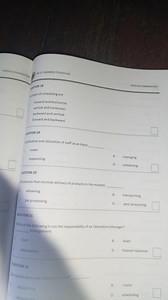 Question 18The types of scheduling are:forward and horizont... | Filo