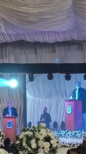 Chief Guest Federal Minister for Science & Technology & Pro-Chancellor COMSATS UNIVERSITY Khalid Hussain Magsi speaking on the auspicious occasion of 25 years of CUI. | Comsats University Islamabad