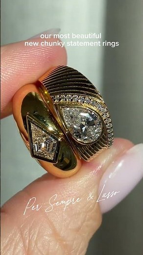 Discover our newest chunky rings that you will love... #bespokejewelry