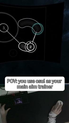 POV: you use osu! as your main aim trainer #osu #osugame #aim #aimtraining #fps