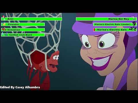 The Little Mermaid: Ariel's Beginning (2008) Final Battle with healthbars 1/2