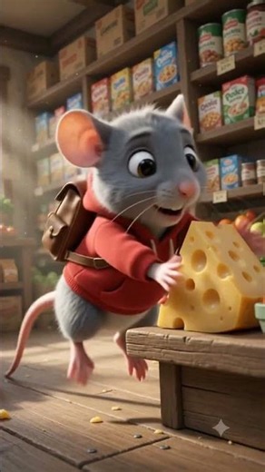 🐭 Tiny Rat's Biggest Cheese Heist! 😂 #shorts