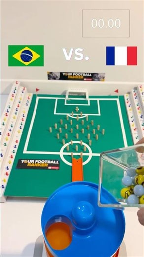 BRAZIL vs. FRANCE ⚽ FIFA World Cup Friendly Match Marble Football Prediction