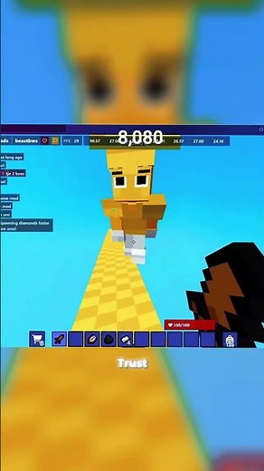 UNO Reverse in Bedwars 😂🔄 #bloxd