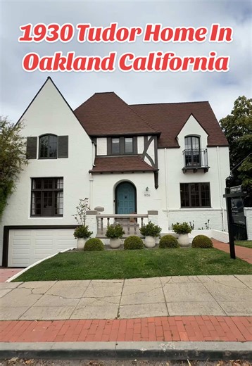 1930 Built Tudor Style Home In The Crocker Highlands Neighborhood Of Oakland California, Listed For $1,998,000 Listed By: Rosie Naesayther Of Compass #oakland #berkeley #hometour #bayareatiktok #bridgerton