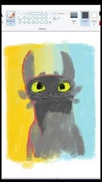 “What if Toothless Was Painted Like This?”