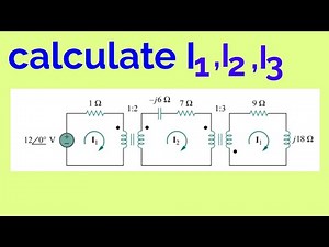 Find mesh currents|| magnetically coupled circuit