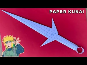 How to Make a Paper Kunai 🥷 | Easy Origami Ninja Knife Tutorial | Craft 444