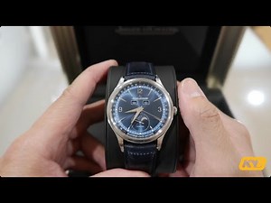 Jaeger LeCoultre Master Control Calendar Blue Dial - limited to 800 pieces unboxing and review video