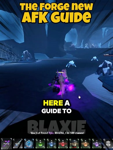 The Forge AFK Farming Spot in Island 3 Frostspike 🔥 | Blaxie