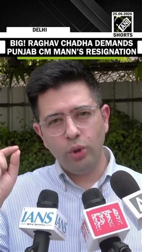 Raghav Chadha demands resignation of Punjab CM Bhagwant Mann over sacrilege video controversy