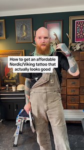 How to get affordable Nordic/Viking tattoos that are actually good! All the books are available on Northernblack.shop #nordictattoo #vikingtattoo #tattoo | Northern Black