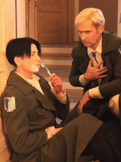 Eruri Cosplay: The Fun of Acting and Shaving Cream!