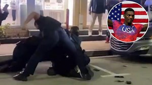 La brutal paliza policial al medallista olímpico Fred Kerley