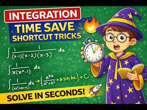 Time Saving Shortcut Tricks of Integration 🔥 | Fast Methods for Board & JEE | Calculus
