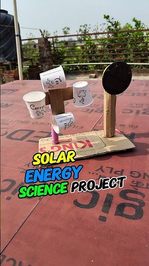 Solar energy working model science project for science exhibition #shorts