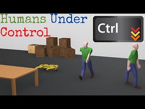 Make your simulation realistic | Pedestrian control with keyboard | Webots
