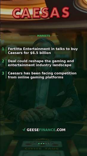 Fertitta Entertainment Reportedly Eyes Caesars Acquisition for $6.5 Billion