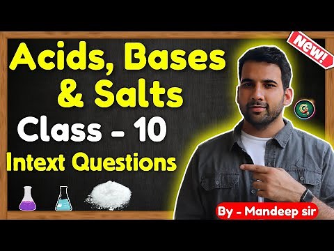 Acid Base and Salts class 10 NCERT solutions || Intext Questions || Class 10 Science